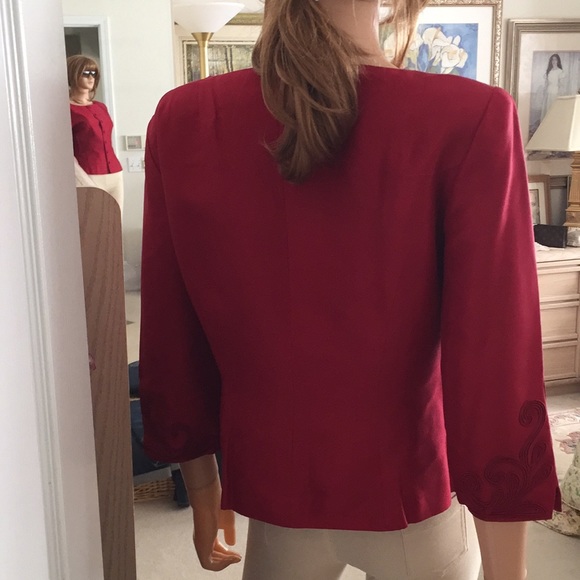 Talbots pure silk blouse jacket - Picture 6 of 13